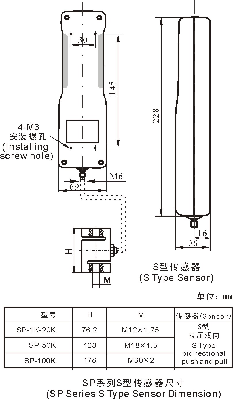 拉力测量